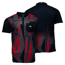 Mission Dart Shirt Flint - Black & Red - S