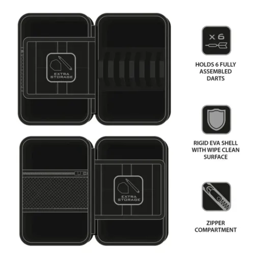 Harrows Darts etui für darts Ryan Searle 2 - Heavy Metal - Pro 6
