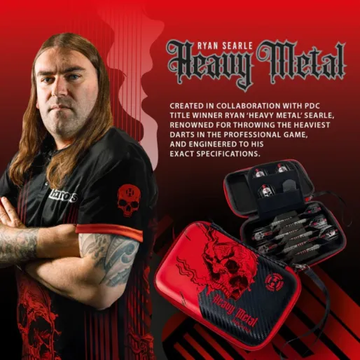 Harrows Darts etui für darts Ryan Searle 2 - Heavy Metal - Pro 6