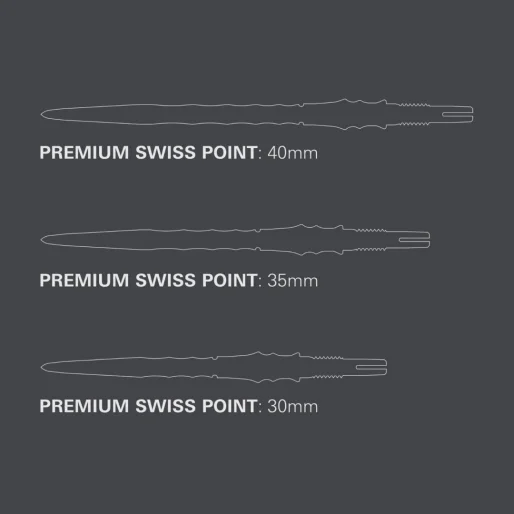Target - darts Steel Tips - Japan Premium - Swiss Points - Black - 35 mm