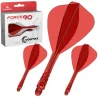 Mission Flights Force 90 Vortex - Kite - Short - Clear Red F5038
