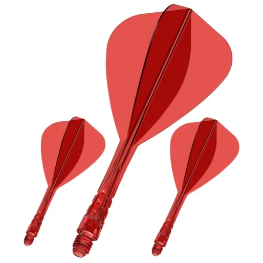 Mission Flights Force 90 Vortex - Kite - Short - Clear Red F5038