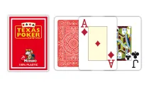 Modiano Texas Poker Size - 2 Jumbo Index - Profi-Karten aus Kunststoff - schwarz
