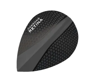Harrows Flights Retina - Black F2194