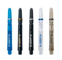 Harrows Schafte Supergrip Spin - medium - black gold