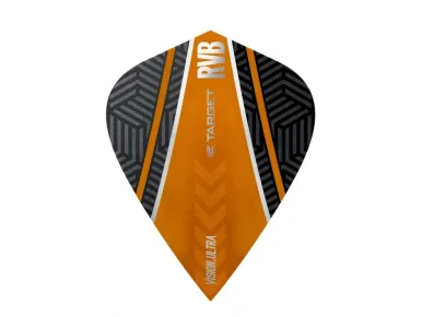 Target - darts Flights RVB - Vision Ultra Curve Kite - Black-Orange 34332060