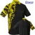Harrows Shirt Rapide - Black & Yellow - L