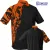 Harrows Shirt Rapide - Black & Orange - M