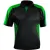 Harrows Shirt Vivid - Black & Green - M