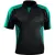 Harrows Shirt Vivid - Black & Jade - S