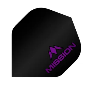 Mission Flights Logo - Black/Purple F2507