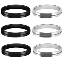 Mission F-Lock Rings - Schaftringe - 3 Stück - Black