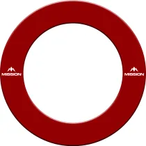 Mission Surround - Auffangring rund um die Scheibe  - Rot mit Logo