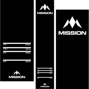 Mission Dart Mat - Dartteppich - aus Gummi - Pro Level