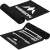 Mission Dart Mat - Dartteppich - Black with Logo