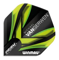 Winmau Flights Prism Alpha - Michael van Gerwen - Black and Green W6915.145