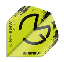 Winmau Flights Mega Standard - Michael van Gerwen - Black and Green W6900.232