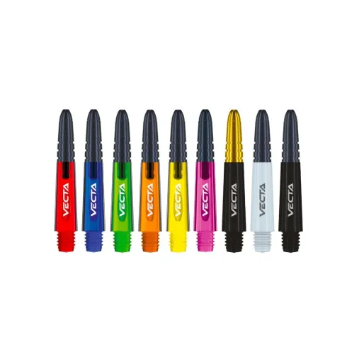 Winmau Schafte Vecta - short - black silver