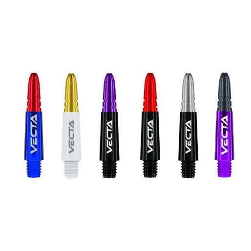 Winmau Schafte Vecta - short - black silver