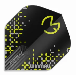 Winmau Flights Prism Delta - Michael van Gerwen - Black, Green and Grey W6915.216